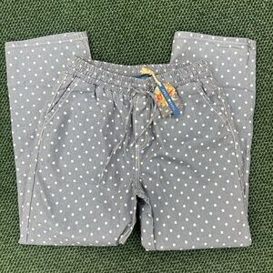 April Cornell Blue Polka Dot Pants